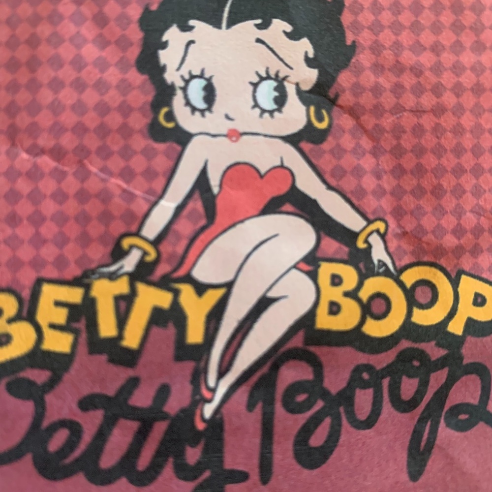 Betty Boop print blanket - Picture 1 of 1